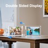3 Pack 4x6 Acrylic Picture Frames - 20% Thicker Double