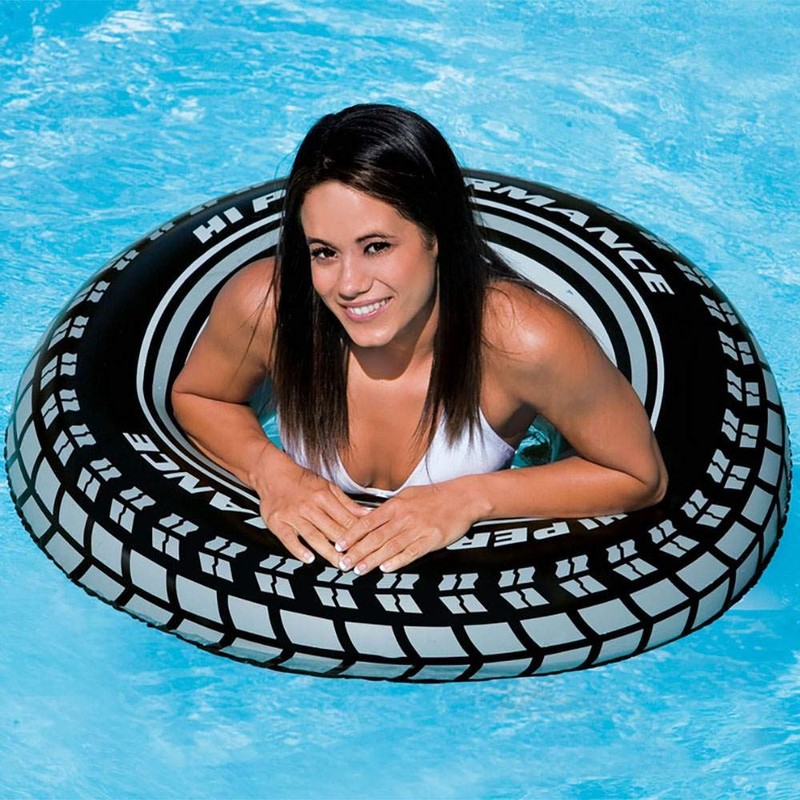 Intex Inflatable 36" Giant Tire Tubes for Swimming Pool/Lake/Ocean (4