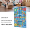Flying Chess Game Carpet Flying Chess Playmat Family Interactive Toy
