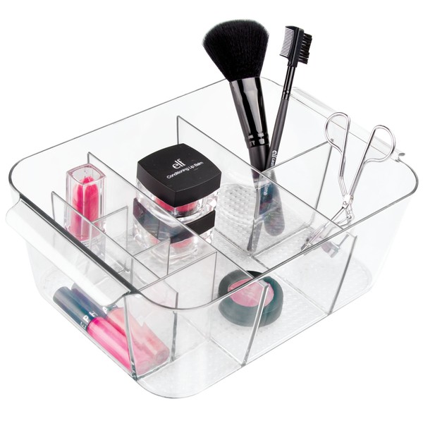 InterDesign claridad Organizador de cosméticos Bolsa para Cambiador, para Colocar Maquillaje, Transparente, Regular, 1