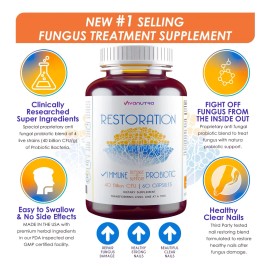 Vivanutra Tratamiento Hongos Uñas 60 Cápsulas