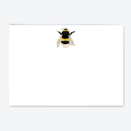 Me Loovely Bumble Bee Flat Notecard and Envelopes Sets Writing Supplies Stationery Set Home & Office Notecards Multipack | Christmas Gifts (A6 Size, Pack of 20)