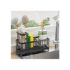 Stainless Steel Rustproof Self Draining Kitchen Sink Caddy Organiser with