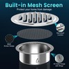 Stainless Steel Soffit Vents 6 Inch, HG Power Round Vent