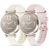 Wizvv Compatible with Garmin Lily 2 Silicone Band, 2 Pack
