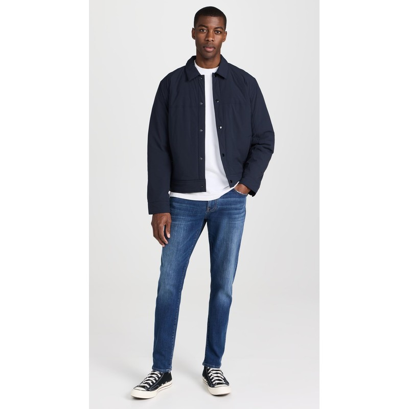 Madewell Men's Athletic Slim Coolmax Jeans, Leeward, Blue, 30