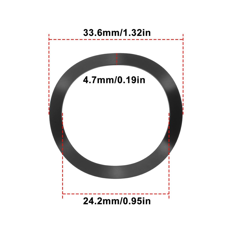 SG Store 10pcs 24mm Bike Crankset Wave Spring Washer Compatible