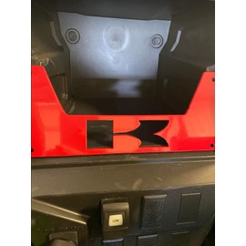 PBR Products Kawasaki KRX 1000 Cubby Dash Plate - Red