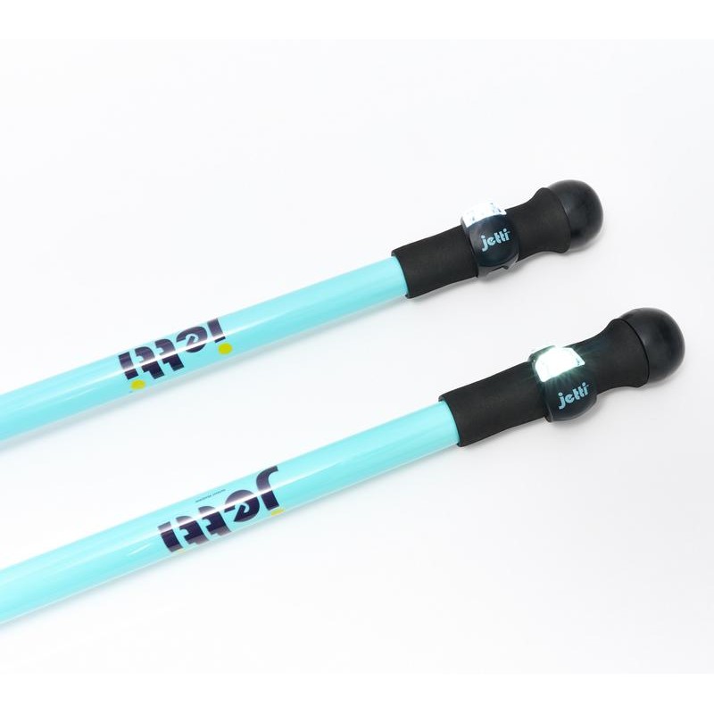 QVC Jetti Weighted Walking Poles w Bag and 2 Light