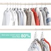 AIMALL Space-Saving Clothes Hanger 15x1.8in Iron Multi-Layer Organiser with 9
