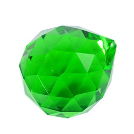 40mm Crystal Ball Prisms for Chandelier, Ceiling light, Christmas Tree , Window display, Wedding Display, CurtainsW Mxsabrina Red String Bracelet (Green)
