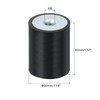 sourcing map 4Pcs 30 x 40mm M8 Thread Female Rubber