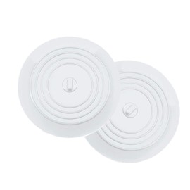 Anphly Silicone Sink Plug, Floor Drain Cover Drain Plug for Kitchen, Bathroom and Laundry White, 1 Pack