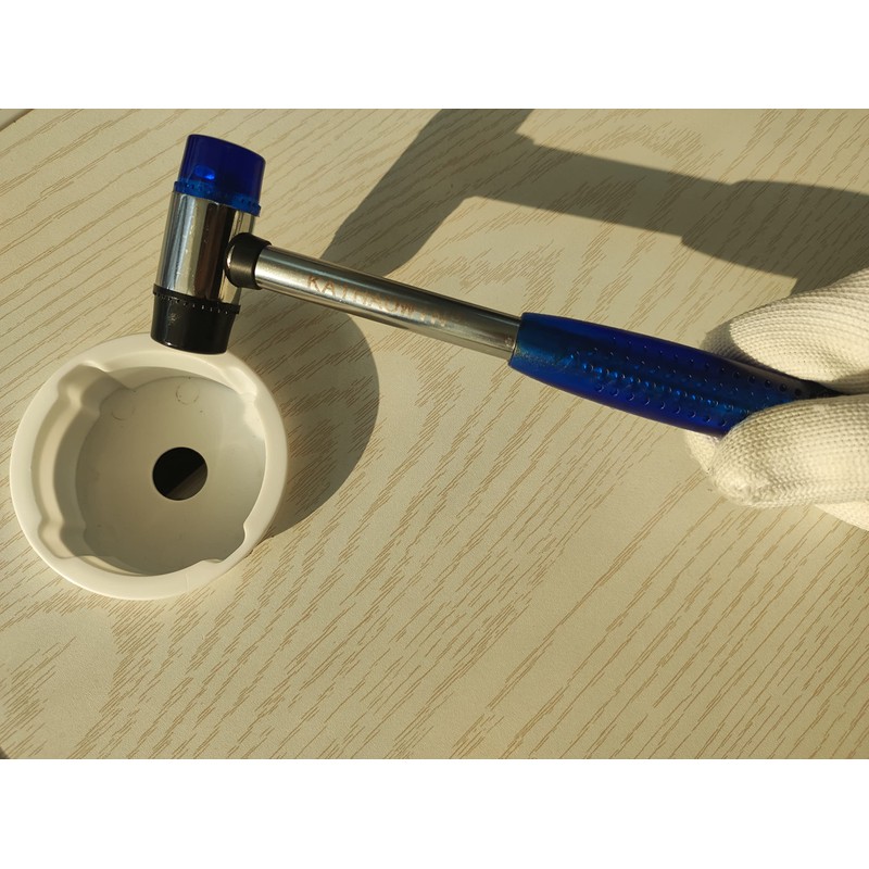 KAIHAOWIN 1.0 inch (25 mm) Rubber Hammer, Plastic Hammer, Combination