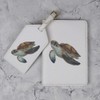 Azeeda 'Sea Turtle' Passport Cover & Luggage Tag Travel Set