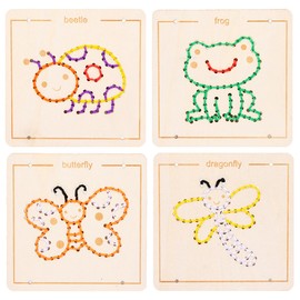 BDSHUNBF Children's Sewing Kit, Animal Shapes Craft Set for Children and Beginners, My First Sewing Kit Sewing Learning for Children, DIY Art Craft Creative Craft Set Children's Craft Set