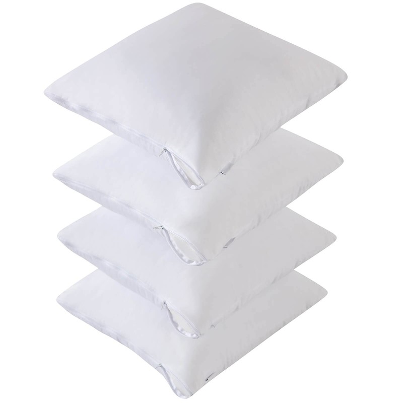 Kingnex Covers Only 4 Pack Waterproof Down Feather Proof Euro