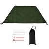 Camping Windbreak Green Stove Outdoor Foldable Windscreen for Garden Grill