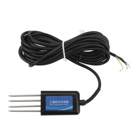Soil NPK PH Sensor Probe IP68 Waterproof Nitrogen Detector Temperature Moisture Conductivity Monitor Meter DC 9‑30V