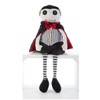 Dangle Leg Dracula Vampire with Cape Figurine 18 Inch