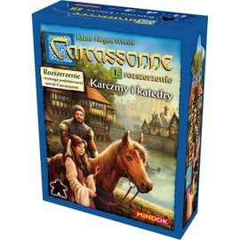 CARCASSONNE Karczmy i Katedry Dodatek Gra Planszowa Towarzyska Imprezowa Rodzinna Board Game Po Polsku