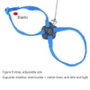 Birds Harness, 1.2M Adjustable Small Birds Harness Leash Anti-bite Birds