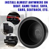 Waziaqoc 2PCS Recliner-Handles Cup Holder, Diameter 86mm Plastic Cup Holder