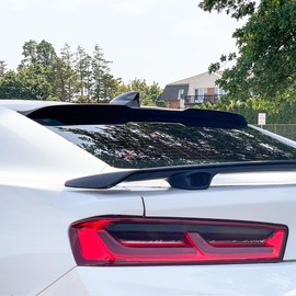 SpoilerKing Rear Window Roof Spoiler Visor w/Center Cut (380RC) Compatible with Chevy Camaro 2010-2024