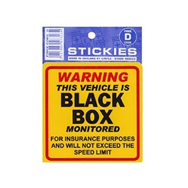 This Vehicle Is Black Box Monitored