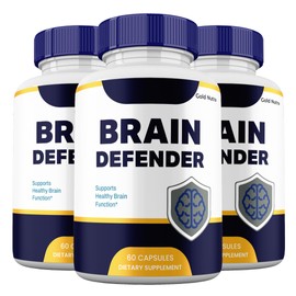 Brain Defender Supplement Pills, Brain Defend All Natural Brain and Cognitive Supplement Pills (3 Pack)