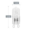 10 Pack Crystal Clear Lense 40W Q40/G9/CL/120V G9 JCD 40