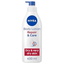 NIVEA NIVEA Body Repair & Care (400 ml), 72H Moisture Body Lotion with Strengthening Formula, Skin Barrier Strengthening Moisturising Cream, Body Lotion for Dry Skin, With Niacinamide and Glycerin