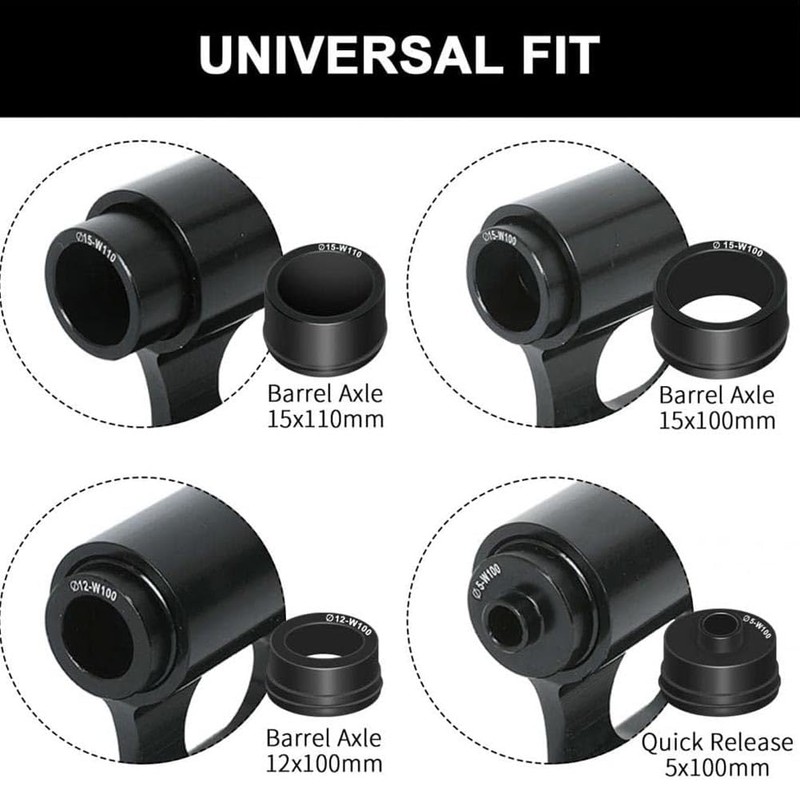PAIKIUU Bike Fork Mount Bicycle Fork Mount Truck Block Quick