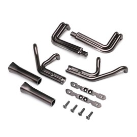 Losi Header Set Black Chrome 22S Sprint LOS-1896