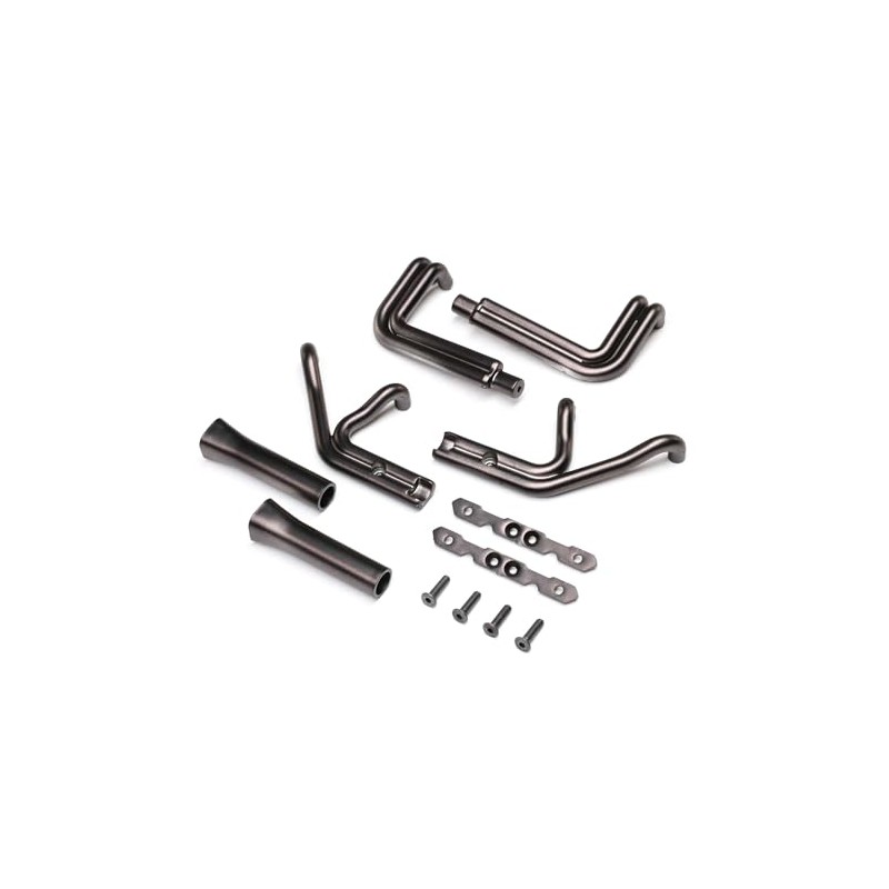 Losi Header Set Black Chrome 22S Sprint LOS-1896