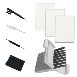 Wax Guards (1.3mm) Replacement Filters for Phonak/Unitron/Resound/Beltone/Widex Hearing Aids with Cleaning Brush Tools and Carry Case-24filters