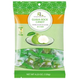 GT Guava Rock Candy, 4.23 Ounces Bags, 6-Pack