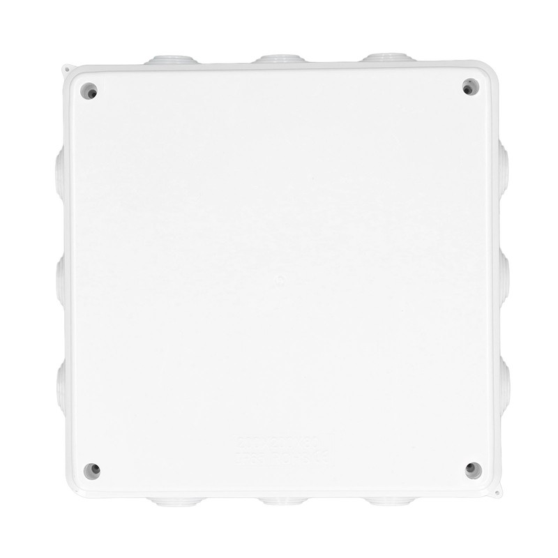 Electrical Junction Box 200x200x80mm IP65 Weatherproof Pre Drilled Electrical Enclosure