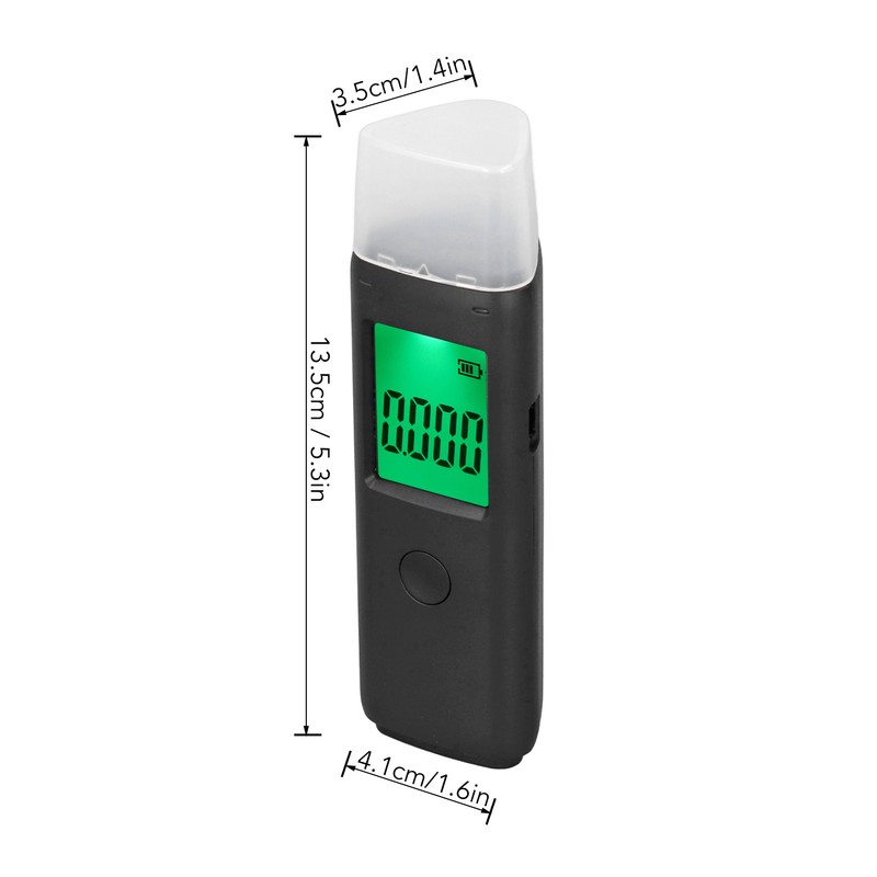Air Blowing Breath Tester Digital Display Drunk Detector for Household