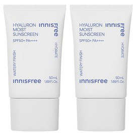 Innisfree Hyaluronic Moisture Sun Cream SPF50+ PA++++, 50ml, 2 pieces / 이니스프리 히알루론 수분 선크림 SPF50+ PA++++, 50ml, 2개