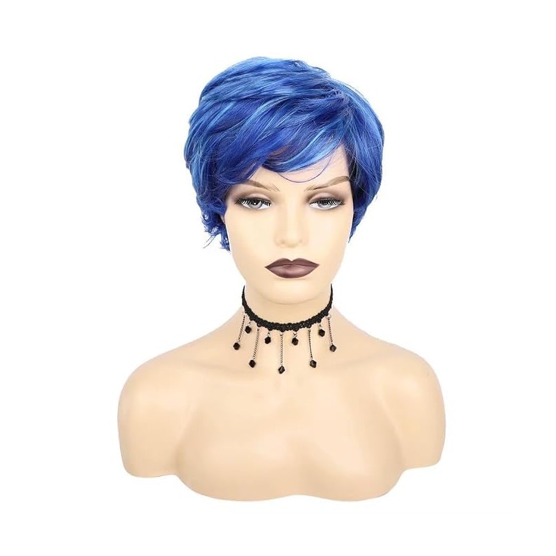 Peluca Corta Estilo Pixie Fchw, Pelucas Sintéticas Para Mujer, Pelucas