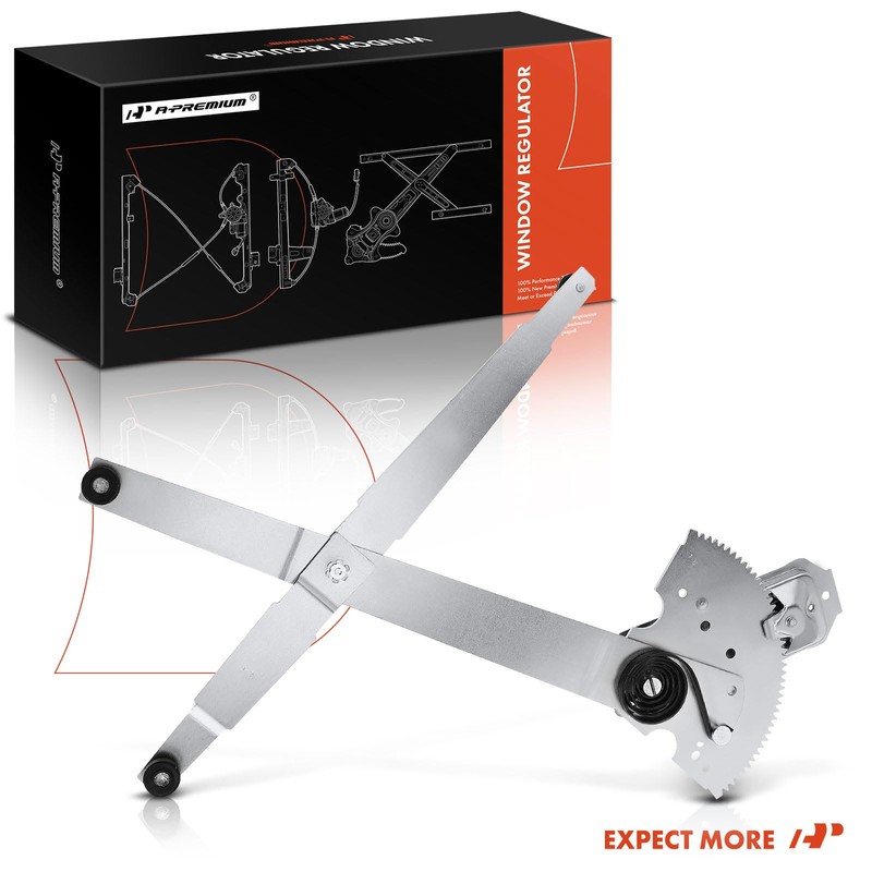 A-Premium Front Driver Side Manual Window Regulator Compatible with Dodge