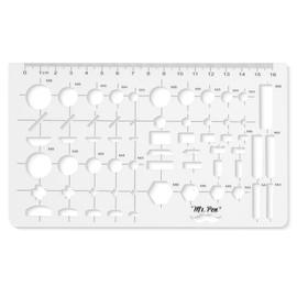 Mr. Pen- Geometric Drawing Template, Plastic Template, Shape Stencils, Geometric Stencils