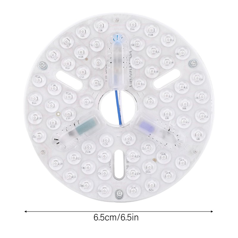 Dpofirs 6.5 Inch Ceiling Fan LED Light Replacement,3 Color Dimmable