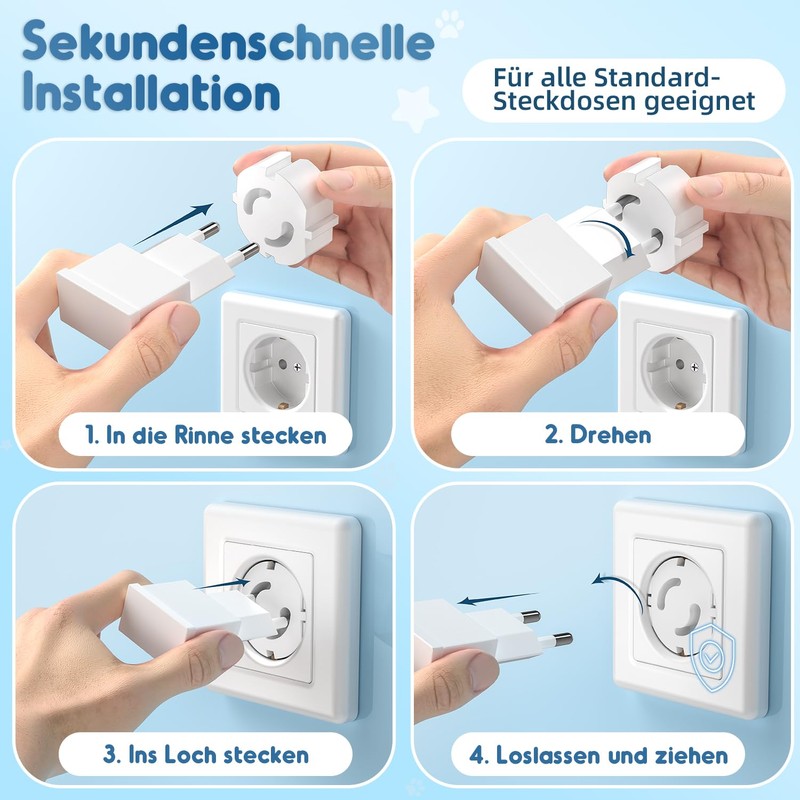 Kimsky Sockets Child Lock - (Pack of 28) Child Safety
