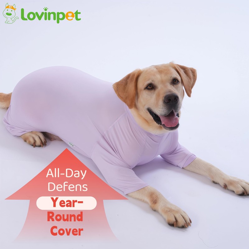 LovinPet UPF 50+ Dog Sun Protection Shirt for Medium and