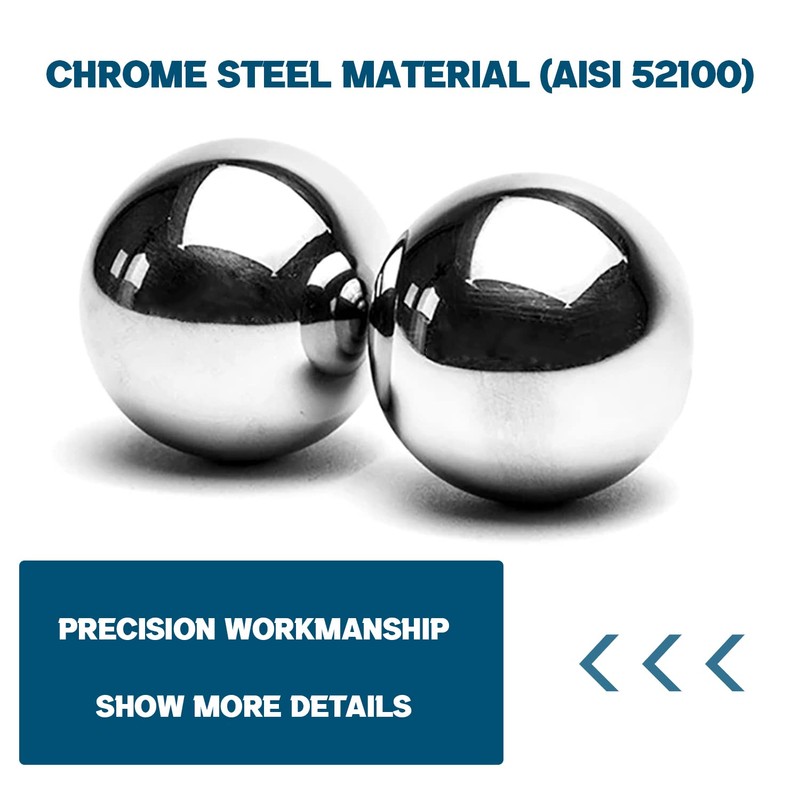 2pcs 2" Inch Chrome Steel Bearing Balls (51mm)