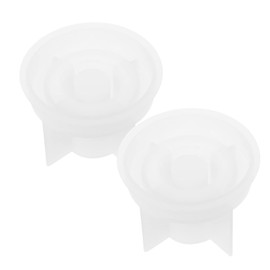 - 2 portavelas epoxi de resina para hacer velas de silicona para candelabros de silicona, moldes de cera para derretir, cuencos de resina manual de color