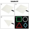 jose2015 Electroluminescent Panel 10x10CM,Cuttable DIY Electroluminescent El Panel Light,3 Modes