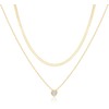 Jewlpire Gold Layered Necklaces for Women, 14K Plated Gold Choker